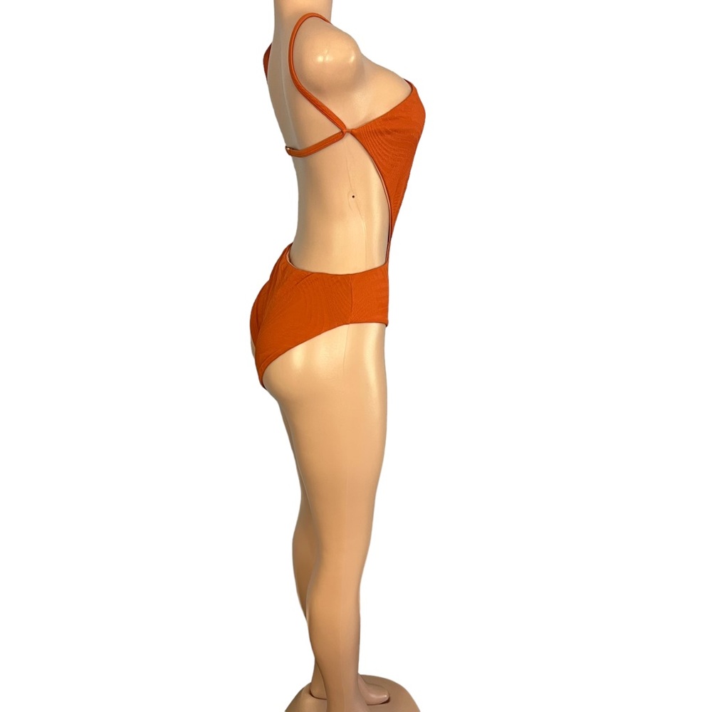 Fella Sabath Cut Out Full Piece Swim Tobacco - Picture 7 of 9